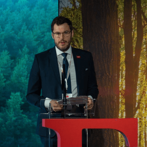 Harry Chapman, from The Economist partnering with Treeapp.