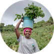 Member of Treeapp’s local planting team in Tanzania